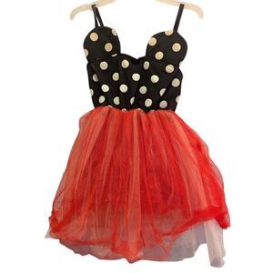 Girls Polka Dot Minnie Mouse Tutu Dress Party‎ Costume Princess Dance Dress